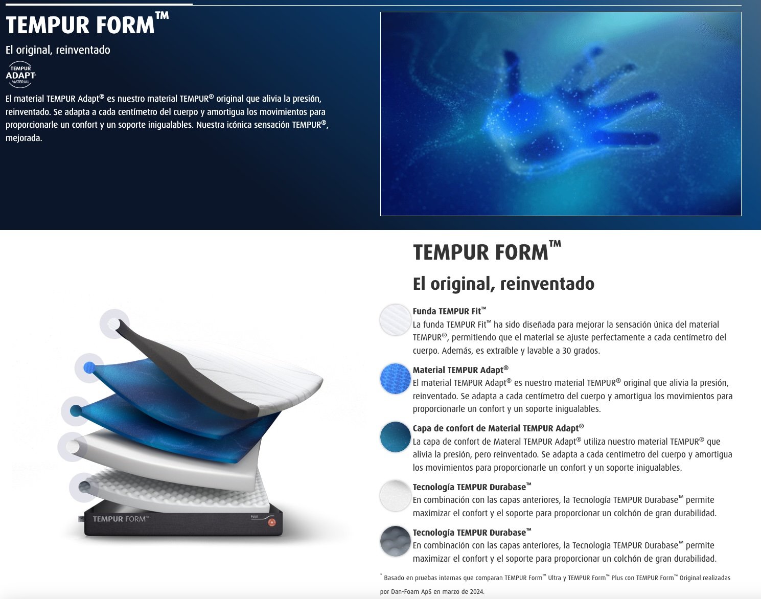TEMPUR FORM PLUS